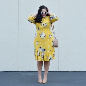 Floral midi dress